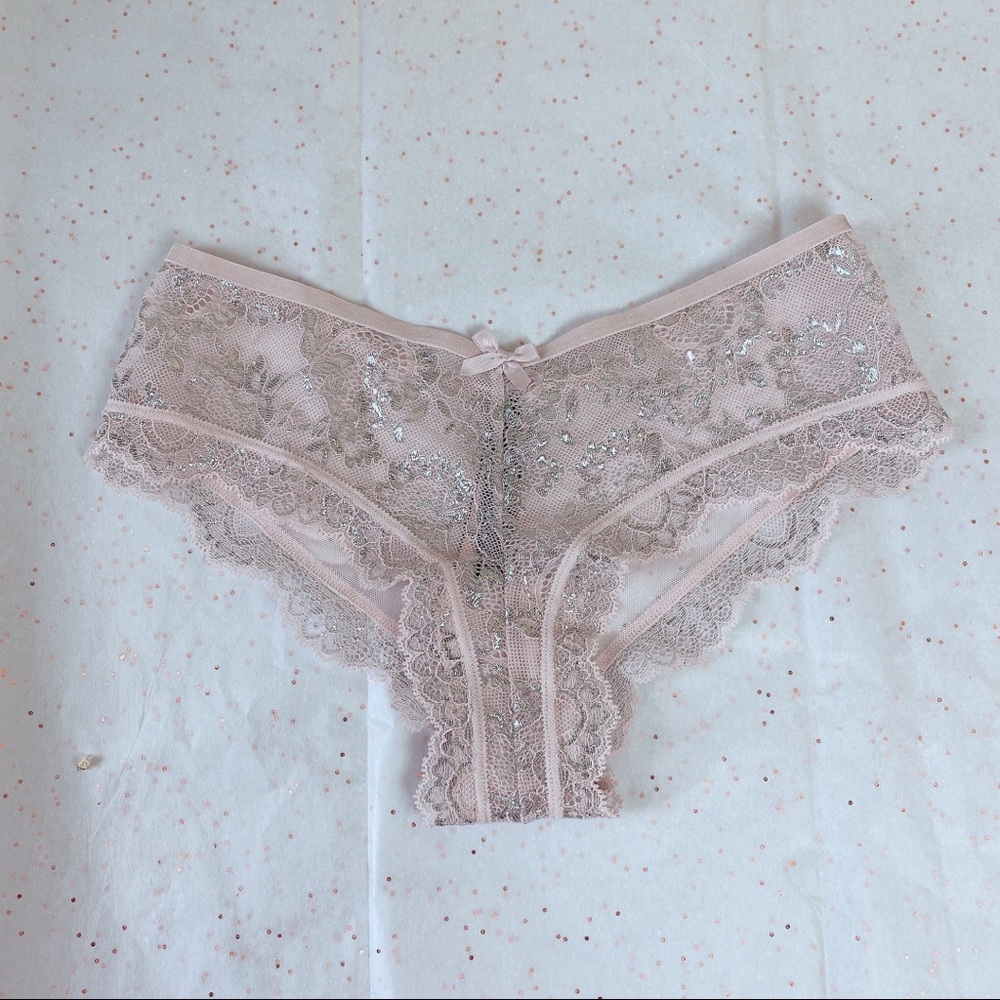💖VS 2 Pieces Set - High Neck Bralette and Panties - Picture 7 of 8